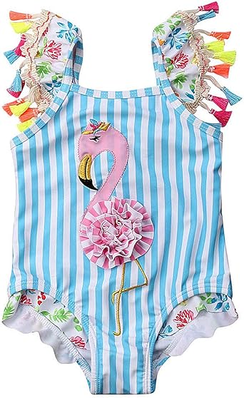baby girl one piece rashguard swimsuit