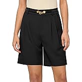 Willit Women's Shorts Wide Leg Dress Casual Work Summer Pleated Shorts High Waisted with Pockets 7" 10"