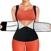 TrainingGirl Sauna Sweat Suit for Women Waist Trainer Workout Faja Weight Vest Body Shaper Shirt Band