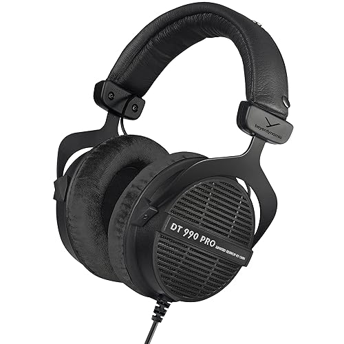 beyerdynamic Dt 990 Pro Over-Ear Studio Monitor Headphones Open
