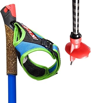 Amazon Kv Tornado Plusクリップスキーポールキット ブルー Kv ストック ポール