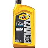 Pennzoil Ultra Platinum Full Synthetic 5W-20 Motor Oil, 1 Quart