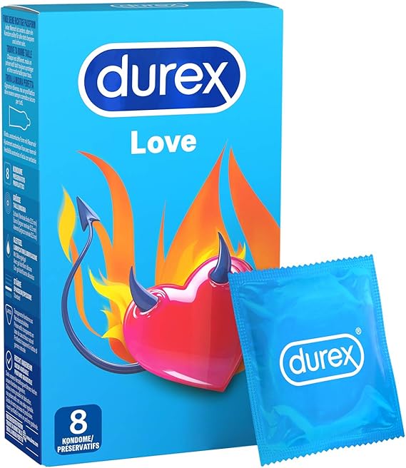 Durex Love Condoms Slim Fit Condoms for A Secure Feel Through
