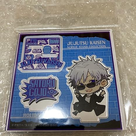 Amazon Co Jp 呪術廻戦 アクリルスタンド アクスタ アニメガ ソフマップ コラボ 休日ver 五条悟 ホビー 通販