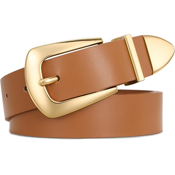 Amazon.com: Women Brown Color Fashion Belt - Hip High Waist  display picture 1