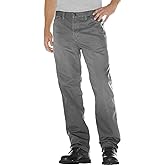 Dickies Men's Relaxed Fit Straight-Leg Duck Carpenter Jean, Slate, 38W x 30L
