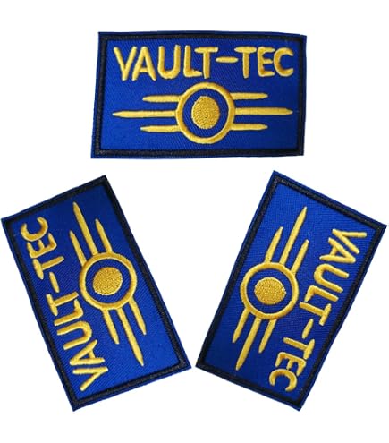 Nuclear Radiation Symbol Embroidered Patch With VELCRO® Brand Fastener - Black Logo