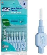 TePe Interdental Brush Extra Soft Blue 0.6mm ISO 3 8pcs Plaque Removal