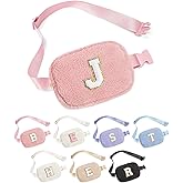 YOOLIFE Gifts for Mom, Birthday Gifts for Mom from Daughter or Son, Mom Birthday Gifts, Initial Crossbody Bag Belt Bag Fanny Pack, Pink J