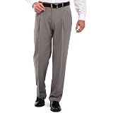 Haggar Men's Pleat-Front Cuffed Suit 