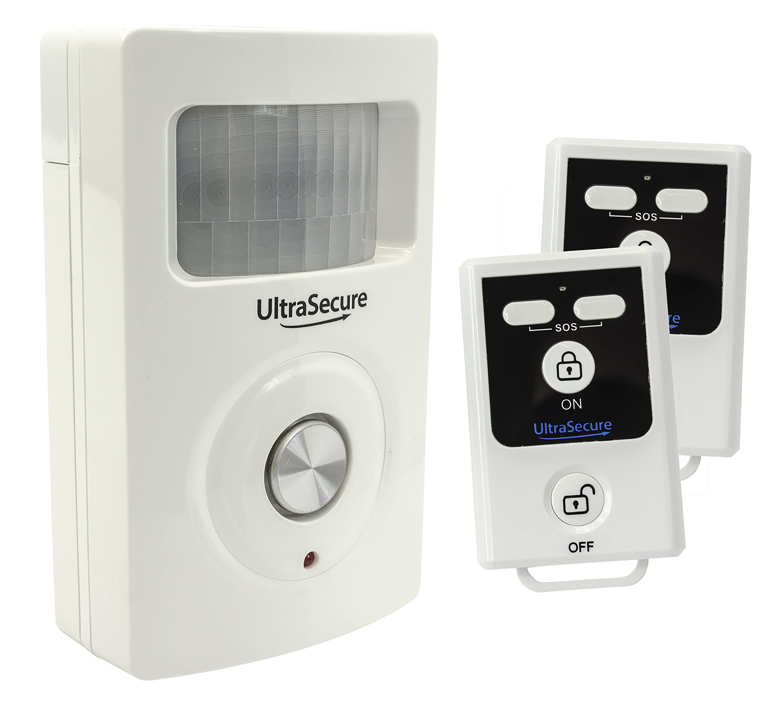 Wireless Shed Alarm, 2x Remote Controls to arm and disarm, 130 Decibel Siren, Batteries Supplied, UK Support