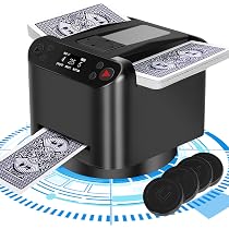 2025 Automatic Card Shuffler & Dealer Machine For 12 Players, With 4 Remotes - Texas Hold'em, Bridge, Custom Modes