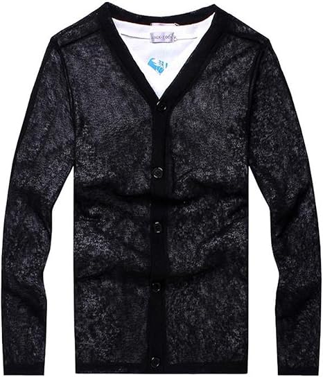 Amazon ニカ メンズ カーディガン 薄手 コーディガン 無地 ニットカーディガン 羽織 サマー カーディガン サマーニット シンプル トップス 韓国 ファッション カーディガン 通販