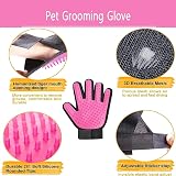 BYETOO Pet Grooming Glove Deshedding Massage Mitt for Dogs Cats 2 Pack view 6