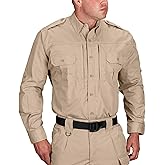 Propper Tactical Long Sleeve Ripstop Shirt – Epaulettes, Teflon Fabric Protection & Document Pockets for Public Safety