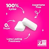 PUR Gum Sugar Free Pomegranate Mint Xylitol 55 Pieces Pack of 6 Vegan view 4