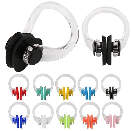 SAVITA Schwimmen Nase Clip Wasserdichte Nasenklammer Nasenclip Nasenschutz für Kinder und Erwachsene