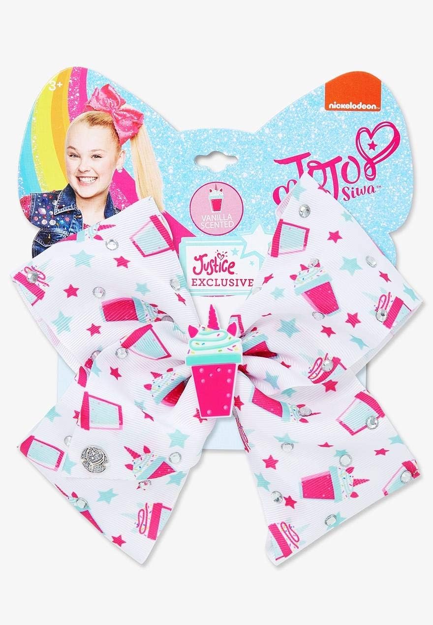 Justice Exclusive Unicorn Frappe Scented Jojo Siwa bow
