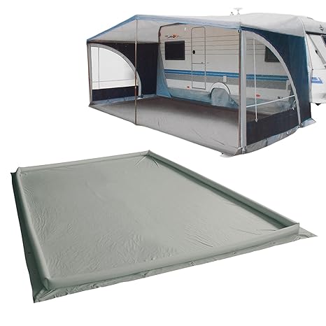 Eurotrail Air dam Vorzeltteppich Ränder aufblasbar Bodenplane PVC (400 g/qm) (250 x 400)