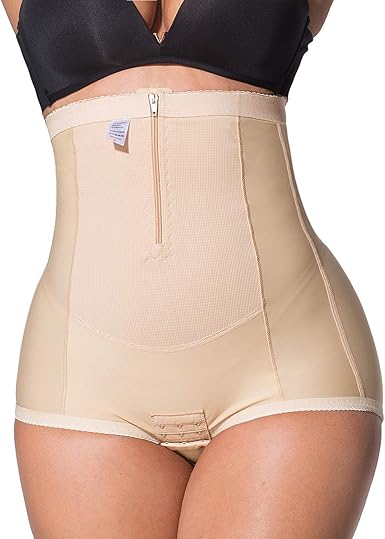 Kanfun C Section Recovery Postpartum Belly Wrap Garment Corset Girdle Shorts Abdominal Compression Binder With Zipper Nude S At Amazon Women S Clothing Store