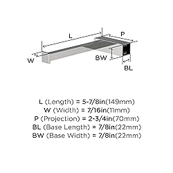 Amerock BH3608126 | Chrome Single Post Toilet Paper