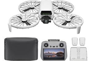 DJI Flip Fly More Combo with RC 2 Screen Remote Controller, Drone with 4K UHD Camera for Adults, Palm Takeoff, Auto Return, I