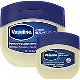 Vaseline Original Petroleum Jelly Variety Pack, 2 Sizes (7.5 Oz & 1.75 Oz) – Hypoallergenic Skin Protectant, Unscented Healing Ointment for Beauty & Personal Care
