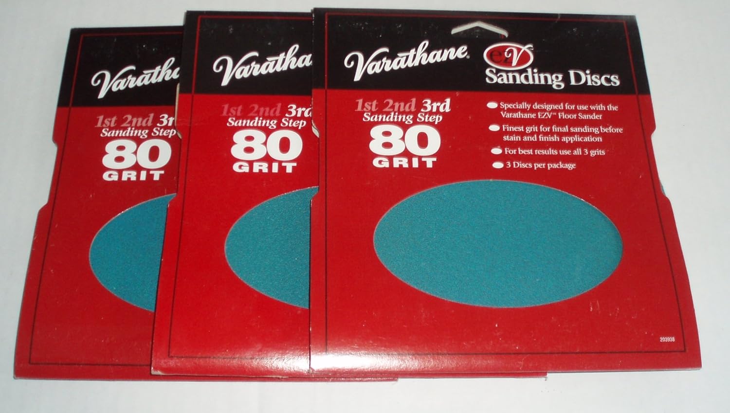 Varathane Sanding Disc Set Of 3 Total Of 9 Disc Step 3 Finest