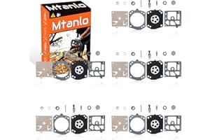 Mtanlo For Husqvarna 133 154 234 238 242 249 250 254 257 261 262 340 345 246 350 351, Carburetor Repair Kit, For Walbro K-22-