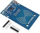 AITRIP 5x RC522 RFID RF IC Card Module SPI 3.3V S50 White Card Key Ring for view 4