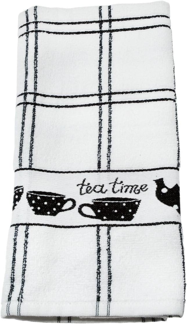 Terry Tea Towels, Coffee, Tea time, cupcakes, 100% cotton,H (Tea)