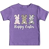 IFQ Easter Shirts for Toddlers Boys Girls Bunny T-Shirts Kids Baby Happy Easter Rabbit Tshirt
