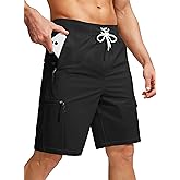 Kayrth Men's Swim Trunks Quick Dry Board Shorts with 5 Pockets Swimsuit Swimwear for Men - No Mesh Liner