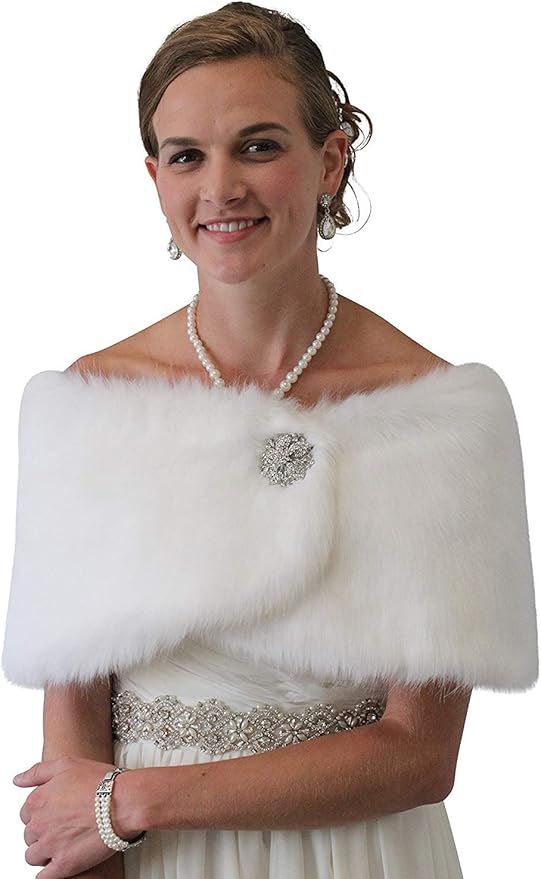 faux fur shawl amazon