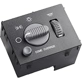15755595 Headlight Dimmer Switch 1999-2002 Chevy Silverado Tahoe Suburban | Chevy Avalanche GMC Sierra Yukon XL 1500 2500 3500, Escalade, Dome Light Switch- 15738843-D1534G-DS968-SW2157