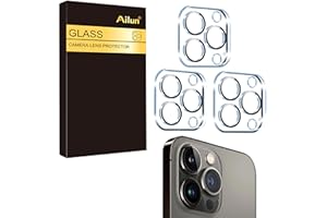 Ailun 3 Pack Camera Lens Protector for iPhone 15 Pro 6.1" ＆ iPhone 15 Pro Max 6.7",Tempered Glass,9H Hardness,Ultra HD,Anti-S