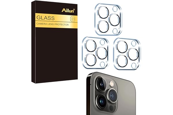 Ailun 3 Pack Camera Lens Protector for iPhone 15 Pro 6.1