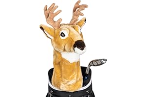 Daphne's Headcovers Deer Driver Headcover Premium Driver Headcovers Funny Golf Club Covers Stylish Protection for Your Clubs Men's Golf Gear Driver Headcover for Men and Women