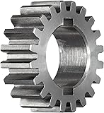 Boston Gear GB24 Plain Change Gear, 14.5 Degree Pressure Angle, 16 Pitch, 0.750" Bore, 24 Teeth, Steel