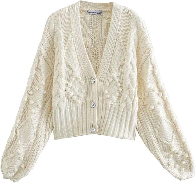 white cardigan sweater with buttons