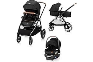 Maxi-Cosi New Generation Zelia Luxe 5-in-1 Modular Travel System, Carriage Mode, Reversible Toddler Seat, Mico Infant Car Sea