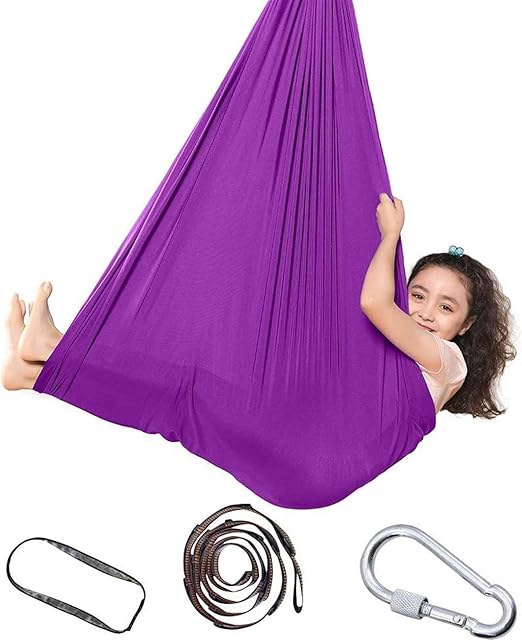 ZCXBHD Sensory Hammock Indoor Therapy Swing Outdoor Kids Sensory Swing