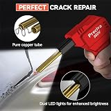Preciva Plastic Welding Kit 50W 3s Instant Heating 4 Shapes 750pcs Red view 2