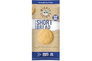· MIGHTY · MONKEY Mightylicious – Handcrafted Cookies | Soft & Chewy | Gluten Free | Egg-Free | non-GMO | Kosher | Better for You Snack | Allergen Friendly | Brown Butter Short Bread - 7.4 Oz