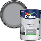 Dulux Walls & Ceilings Silk Emulsion Paint Warm Pewter 5L