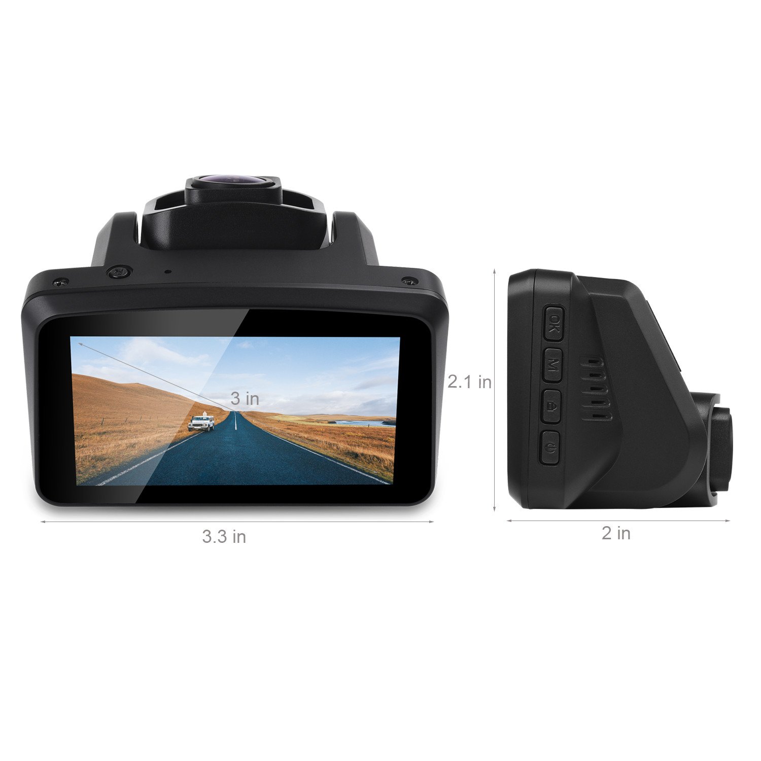 Car Dash Cam Raynic Dashboard Camera Recorder 3\