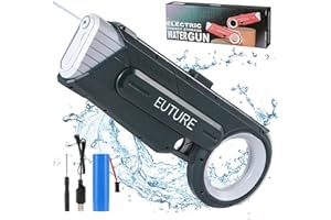 AFQJF Electric Water Gun, Automatic Water Squirt Guns up to 30 FT Long Range, Water Soaker Gun with 700CC Large Capacity, Waterproof Toys for Summer Pool Swimming Party for Kids & Adults