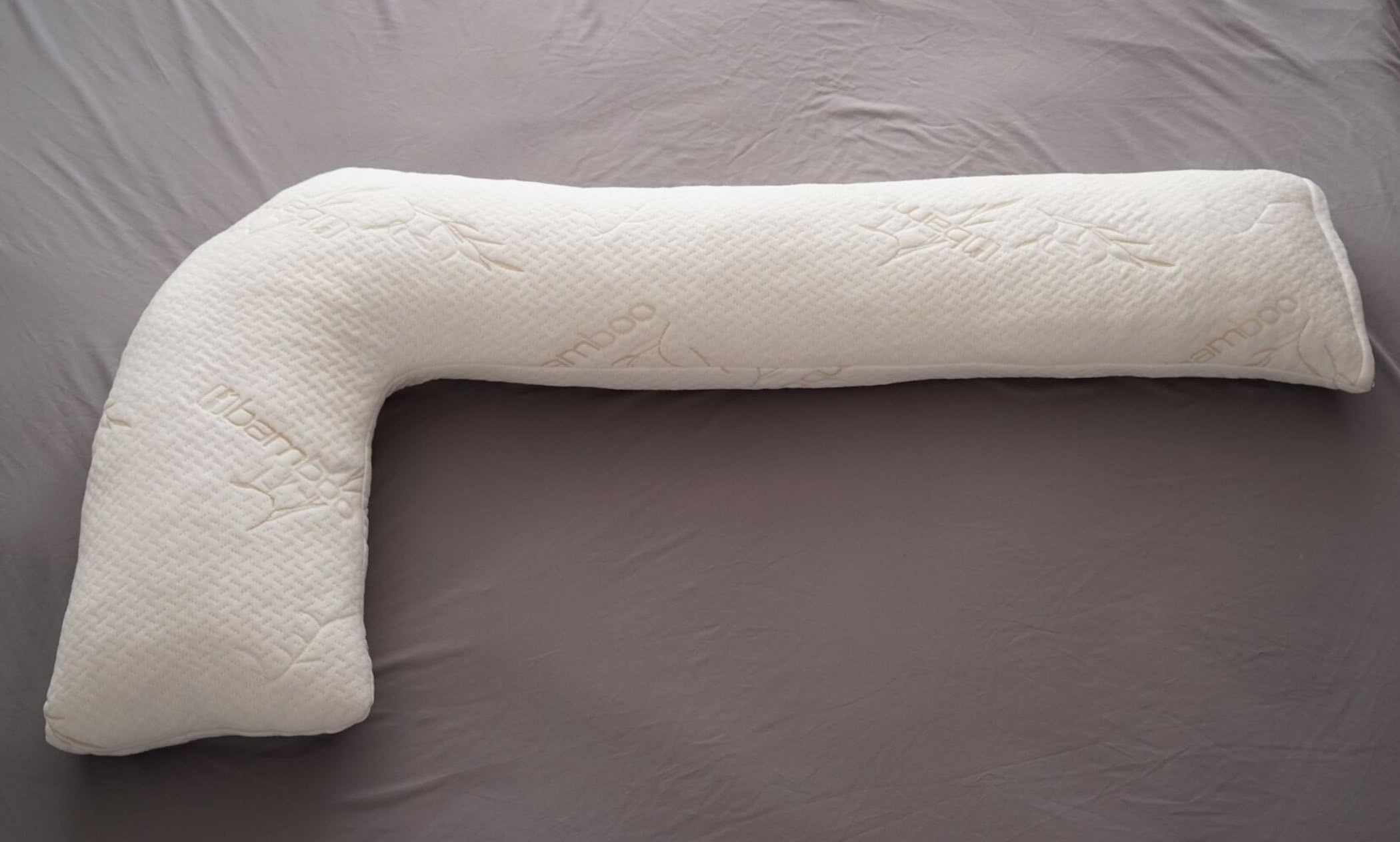 Back Support Systems Good Body Pillow, Shredded Memory Foam | Comfort & Support System | Plush Bamboo Pillow Cover | Complete Orthopedic Support | Made in USA (Contoured, Best)