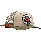 Brunt Curved Brim Snapback - Work Hat with Built-in Pencil Holder - One Size Fits Most