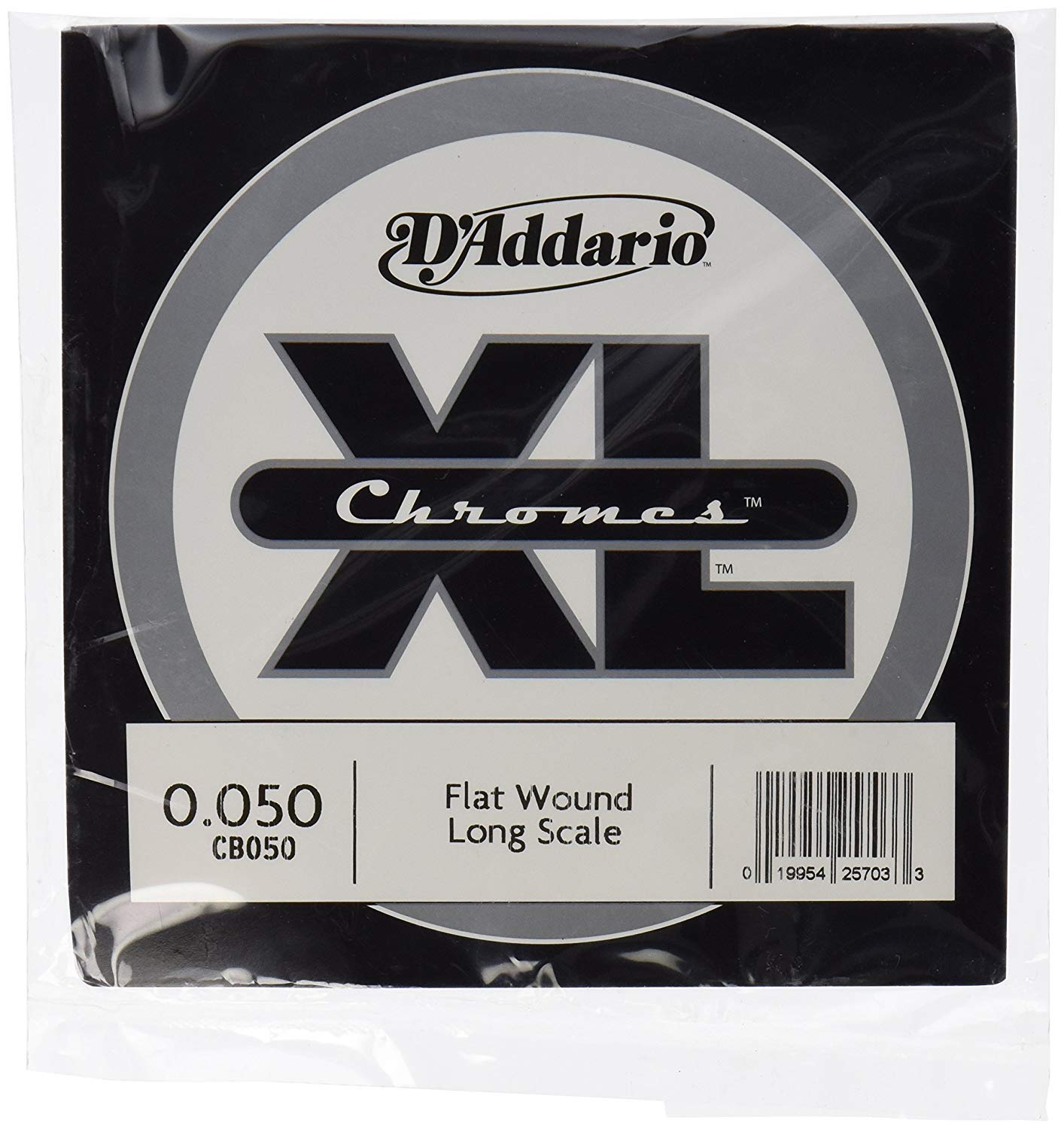 D'Addario CB050 Chromes Bass Guitar Single String, Long Scale .050